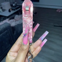 Load image into Gallery viewer, Credit Card Grabber Keychain For Long Nails