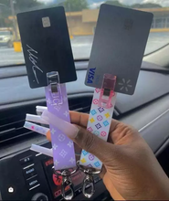 Load image into Gallery viewer, Credit Card Grabber Keychain For Long Nails