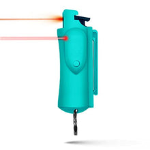 Load image into Gallery viewer, World’s Only Laser Sight Pepper Spray, Guard Dog AccuFire, Maximum Strength Self Defense Red Pepper Spray (Green)