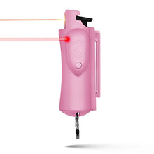 Load image into Gallery viewer, World’s Only Laser Sight Pepper Spray, Guard Dog AccuFire, Maximum Strength Self Defense Red Pepper Spray (Rouge)
