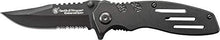 Load image into Gallery viewer, Smith & Wesson Extreme Ops SWA24S 7.1in S.S. Folding Knife with 3.1in Serrated Clip Point Blade and Aluminum Handle for Outdoor, Tactical, Survival and EDC