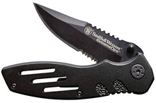 Load image into Gallery viewer, Smith & Wesson Extreme Ops SWA24S 7.1in S.S. Folding Knife with 3.1in Serrated Clip Point Blade and Aluminum Handle for Outdoor, Tactical, Survival and EDC