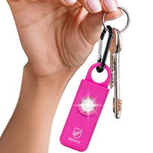 Load image into Gallery viewer, Siren Self Defense for Women - Personal Alarm for Women, Children, & Elderly - Recommended by Police - 130 dB Loud Self Defense Keychain Siren with LED Strobe Light (Magenta)