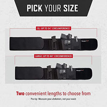 Load image into Gallery viewer, Gun Holsters for Concealed Carry - Ultimate Belly Band Pistol Holster for Men & Women, Belt Compatible with Smith and Wesson, Shield, Glock - Firearm Accessories, Black