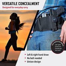 Load image into Gallery viewer, Gun Holsters for Concealed Carry - Ultimate Belly Band Pistol Holster for Men & Women, Belt Compatible with Smith and Wesson, Shield, Glock - Firearm Accessories, Black