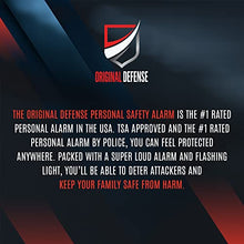 Load image into Gallery viewer, Siren Self Defense for Women - Personal Alarm for Women, Children, & Elderly - Recommended by Police - 130 dB Loud Self Defense Keychain Siren with LED Strobe Light (Magenta)