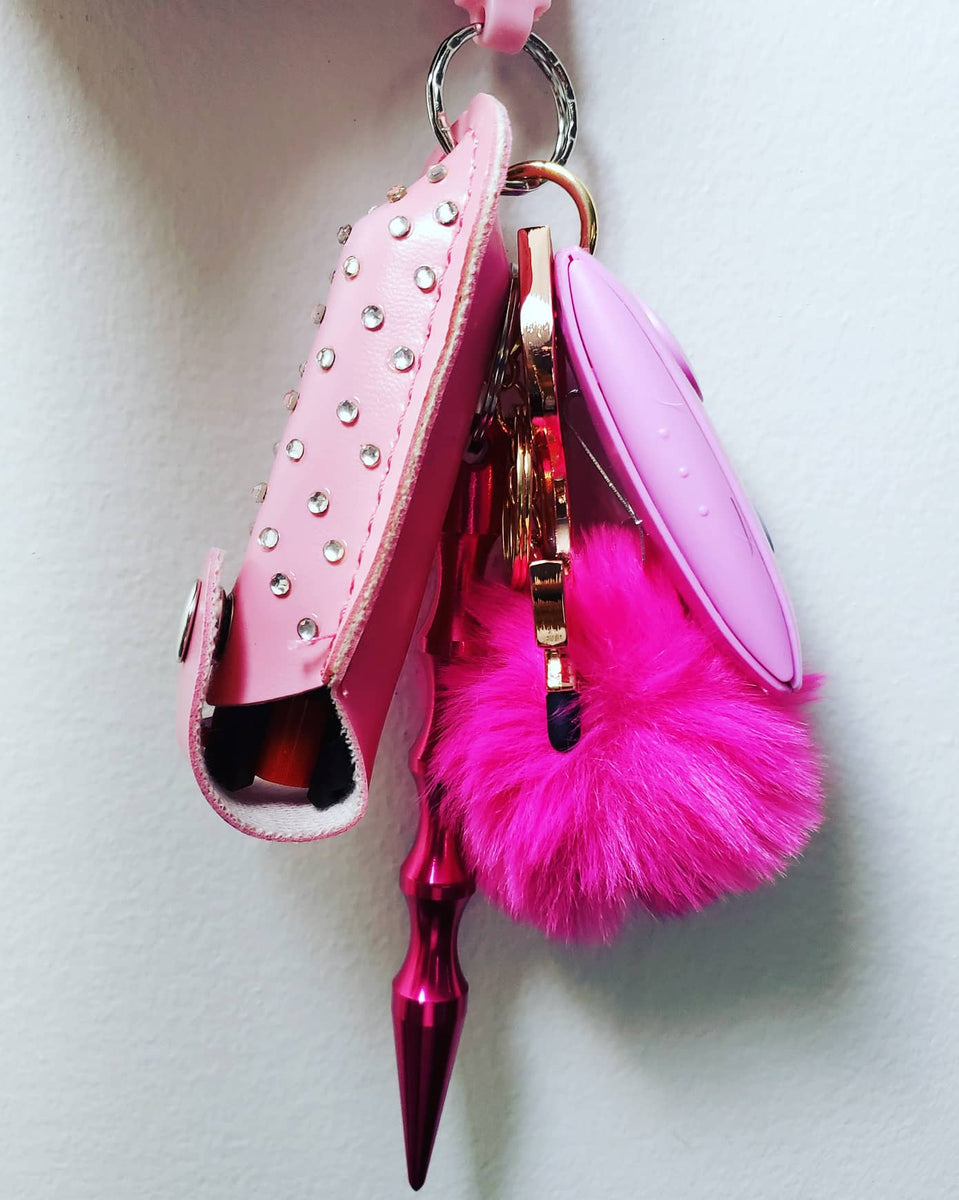 Pink Pleasure Self Defense Keychain – Pretty Defense