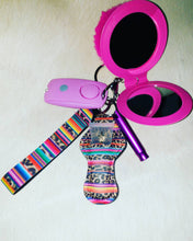 Load image into Gallery viewer, Pink Leopard Safety Keychain
