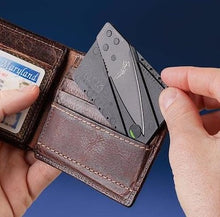 Load image into Gallery viewer, Credit Card Foldable Knife