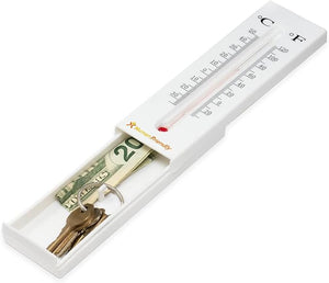 Thermometer Secret Safe to Hide Keys Outside or Other Valuables