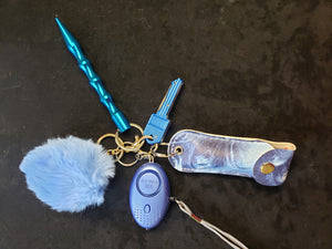 Malaka Light Blue Custom Self-defense Keychain