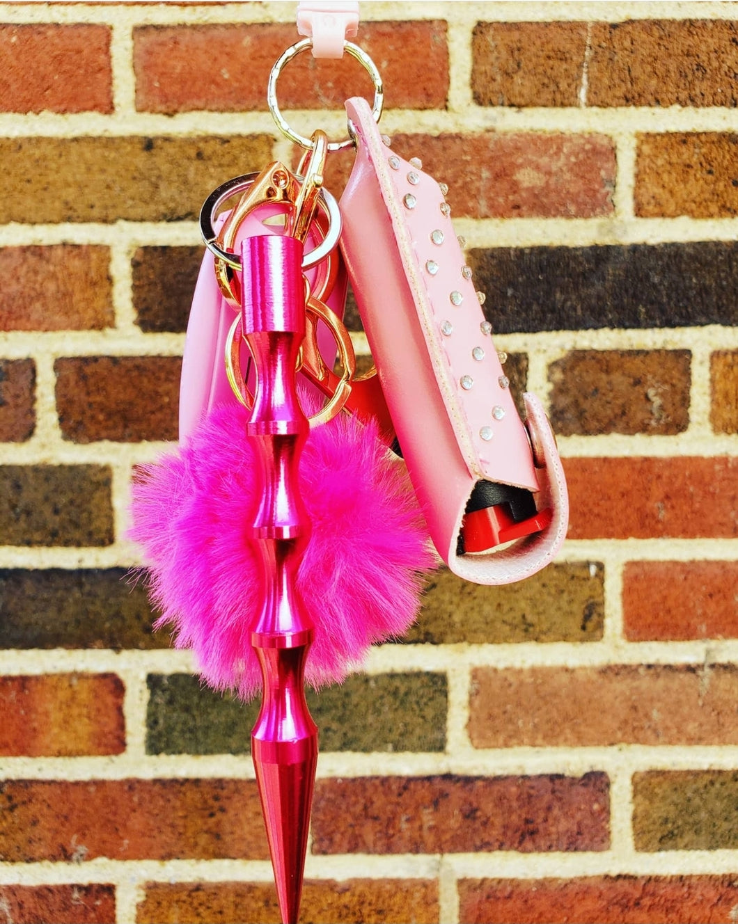 Pink Pleasure Self Defense Keychain