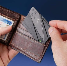 Load image into Gallery viewer, Credit Card Foldable Knife
